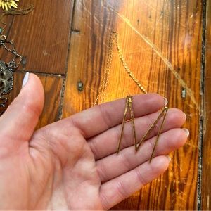 Anthropologie M Monogram Necklace